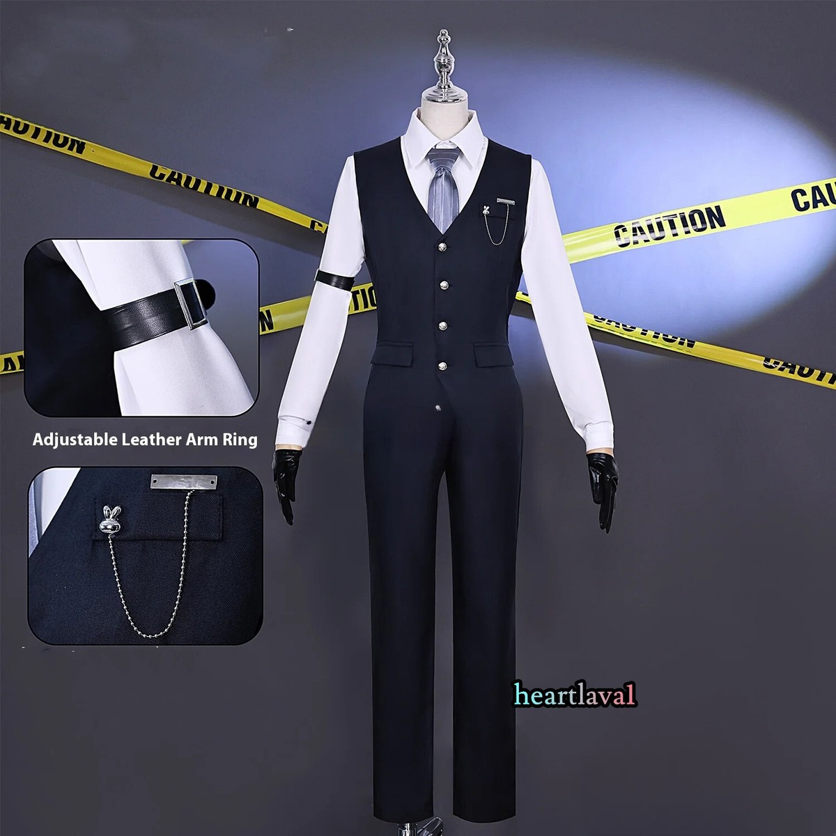 Love and deepspace Xavier Cosplay Costume Bunny Suit Uniform Halloween Party