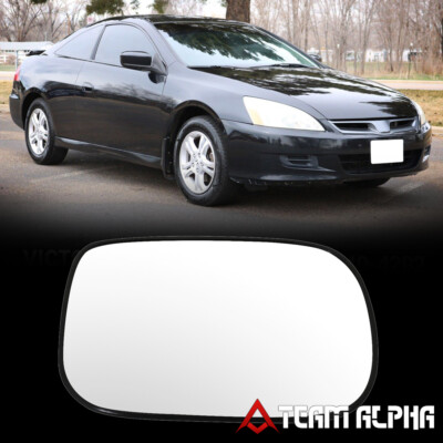 Fits 2003-2007 Honda Accord[RH Passenger Side]Heated Mirror Defroster Glass Lens