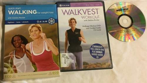 3 Debbie Rocker walking workout DVD lot Quick Start for weight loss ...