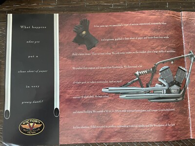 victory★★★ページ 1998 VINTAGE VICTORY MOTORCYCLE & ACCESSORIES APPAREL PROMO