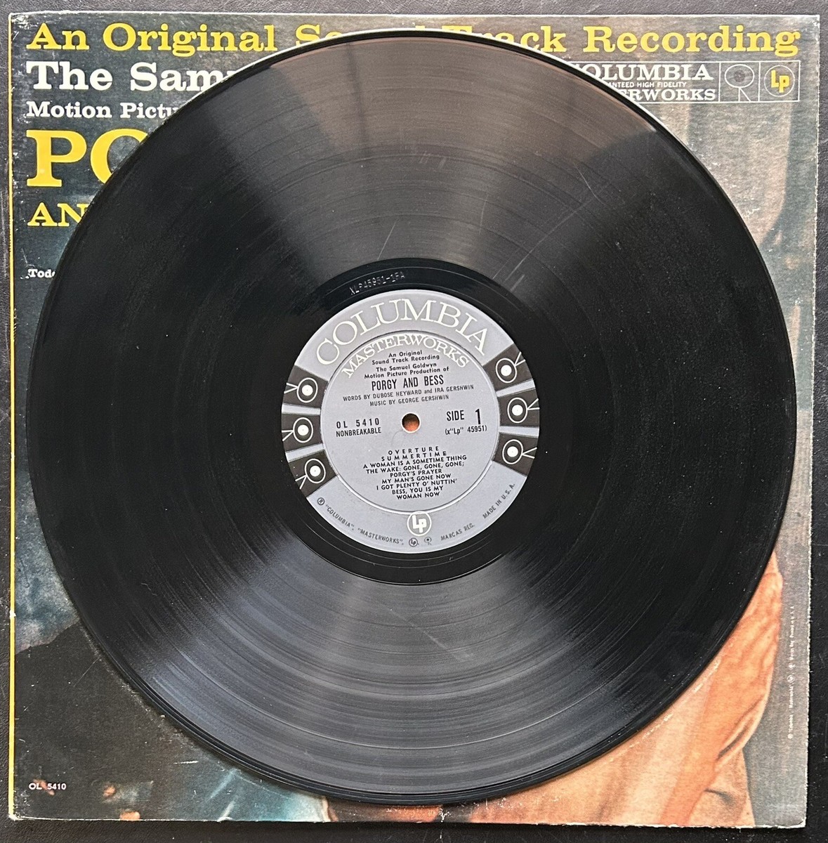 Porgy And Bess Original Soundtrack Vintage 1959 Vinyl LP Record