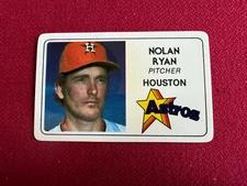 1981, Nolan Ryan, "PERMA-GRAPHICS" Credit Card  (Scarce / Vintage) Astros