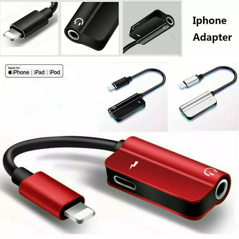 Acheter Adaptateur pour iPhone vers 3.5mm, adaptateur de casque pour iPhone  12 11 Pro max x xr, câble Aux, câble Jack 3.5mm, séparateur Audio pour  adaptateur ios