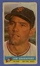 1959 Bazooka Jim Davenport San Francisco Giants