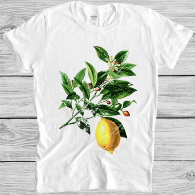 T-Shirt Limettenblume Zitrone Obstbaum Spruch Natur Vintage cool Geschenk 4049