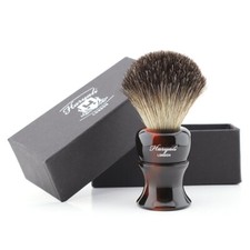Vintage Finest Bear Shaving Brush Best Black Badger Hair Clean Shave Barber Tool