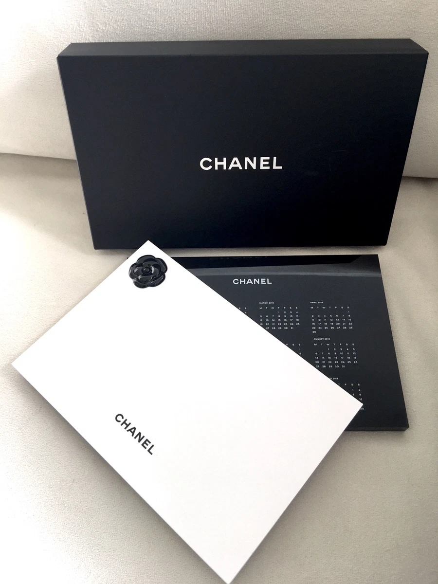 Newest Chanel Calendar Notepad 2018 Desk Pad Organizer Blank New in Box VIP  Gift