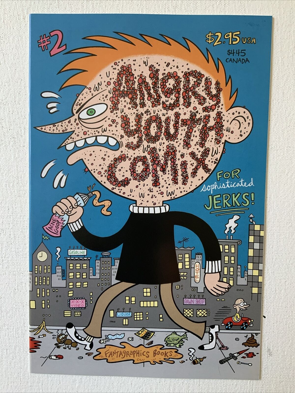 Angry Youth Comix #2 Fantagraphics Johnny Ryan 2003 NM/ NM+