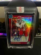 2021 Panini Donruss Optic Nick Bolton Black Pandora #275 Rookie Auto RC /20