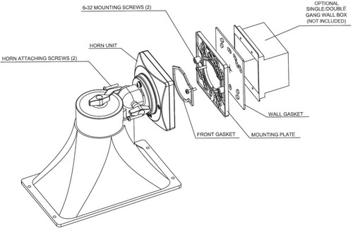 Algo 8186 IP Horn Speaker - Voice Paging, Emergency Alerting & Loud Ringing - Picture 3 of 5