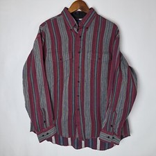Vintage Wrangler Shirt Mens 17-35 X-Long Tails Button Down Long Sleeve USA Made