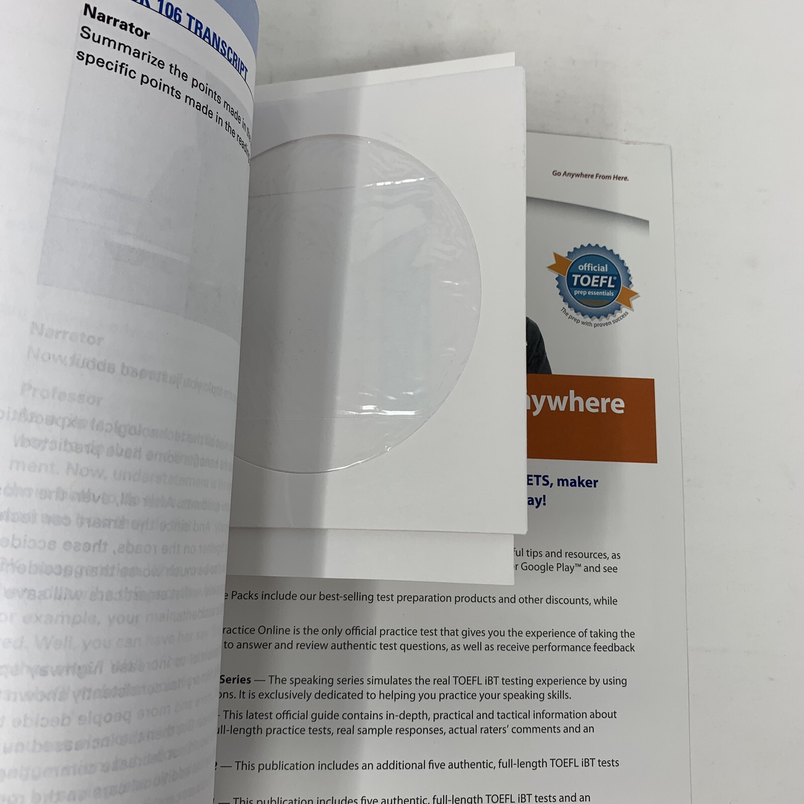 Official Toefl Ibt Tests Volume 1 Third Edition By Educational Testing Service 18 Trade Paperback Dvd For Sale Online Ebay