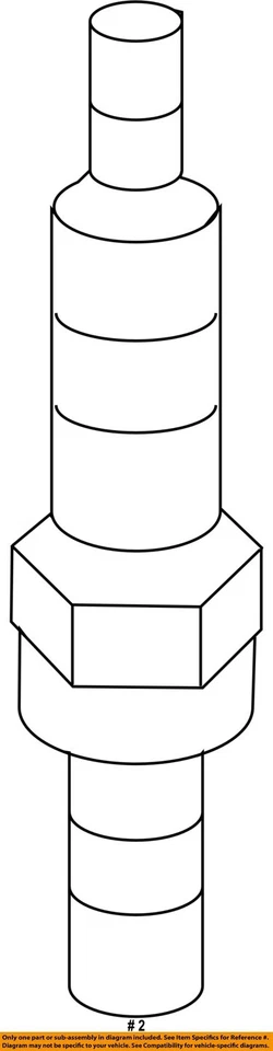 Sistema de encendido eléctrico Nissan OEM 12-19 Versa Note - Bujía 224011HC1B Foto 2 de 2