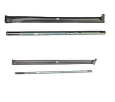 COPPIA  2 CANNE DA PESCA TENKARA METRI 6,3 / 4,5 FIBRA DI CARBONIO