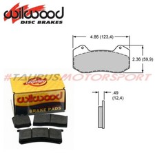 Pastiglie freno mescola BP10 sagoma 6712 x impianto frenante maggiorato Wilwood