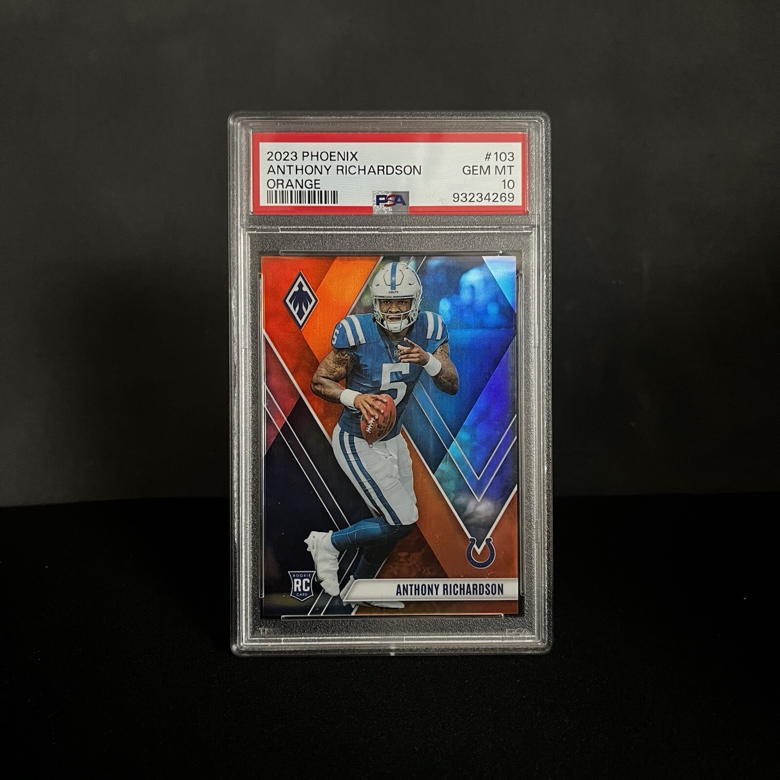 Anthony Richardson Rookie RC /99 PSA 10 2023 Phoenix #103 Orange Parallel Colts