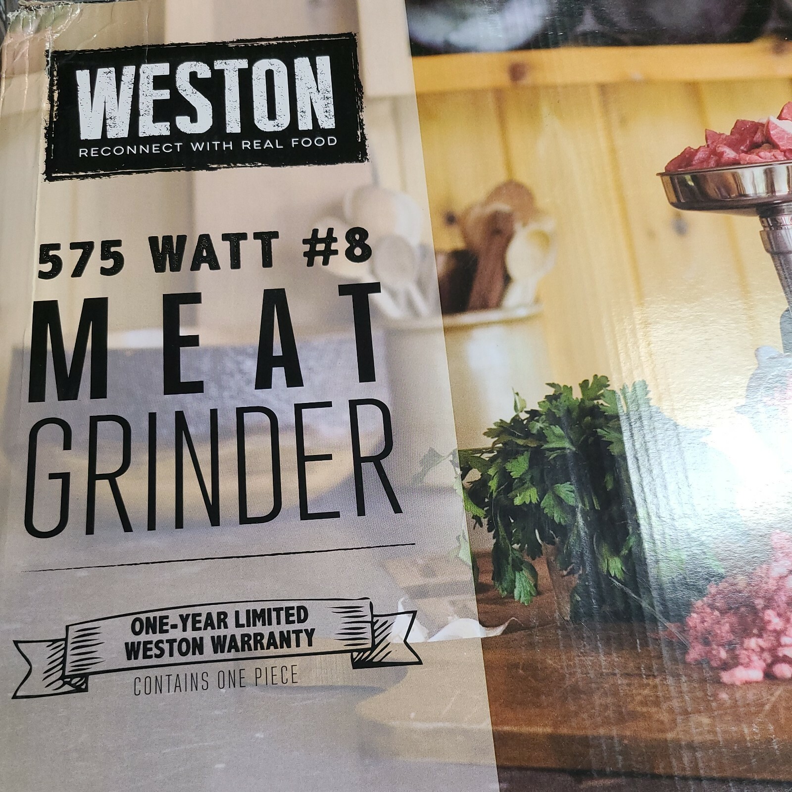 Weston 8 Electric Meat Grinder and Sausage Stuffer 575 Watts FREE