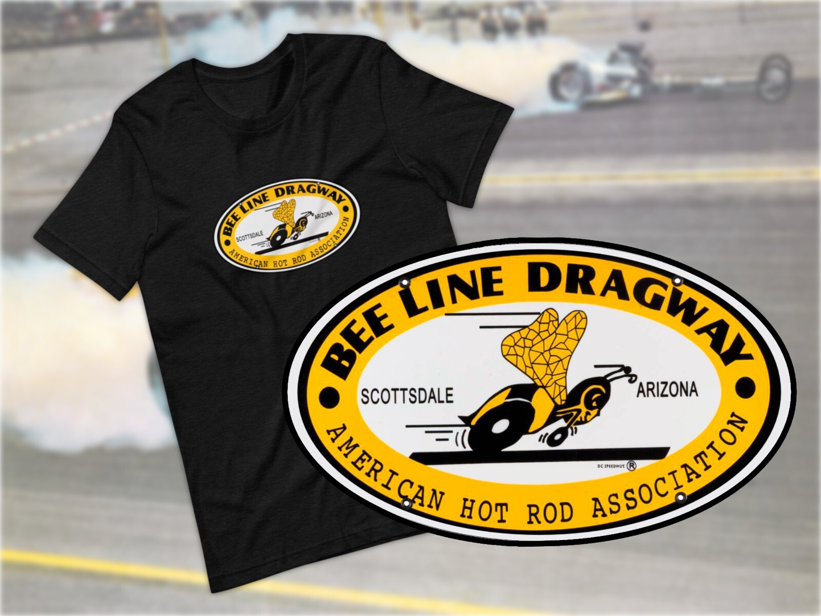 Bee Line Drag Racing Bee Line Dragway T Shirt Vintage Mesa Arizona Drag Strip Racing Tee | eBay
