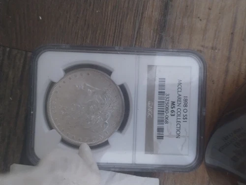 1898-O $1 Morgan Silver Dollar MS63 NGC 8346982-055 Toned