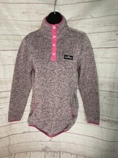 Simply Southern Women's Pullover Sweatshirt Gray-pink Long Sleeve Size S Small