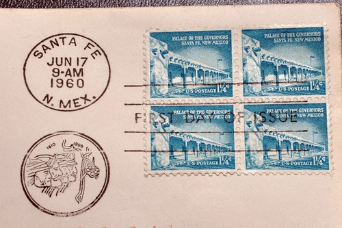 1031A --- Palast der Gouverneure -- Ersttagsbrief mit Viererblock - Bild 1 von 2