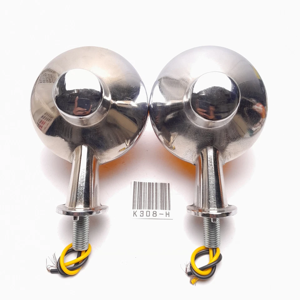 Señal de giro guiño Kawasaki 100 G7 KH100 KH90 G7S G7T 2 piezas NOS #4 Foto 3 de 4