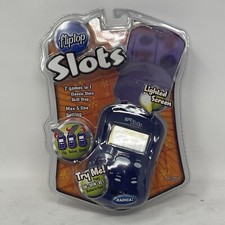 Fliptop Slots Classic Radica Mattel Handheld Electronic Game Purple NEW NIB
