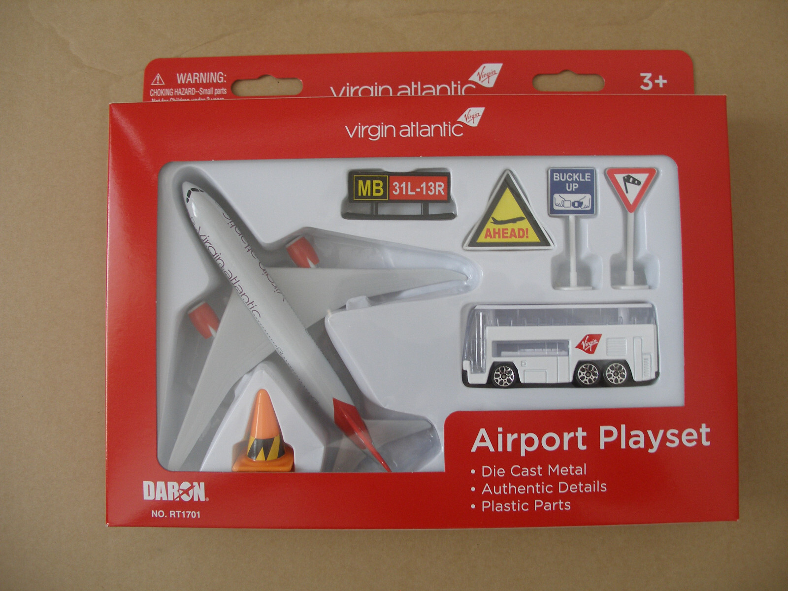 Daron Virgin Atlantic Airlines Airport Playset RT1701