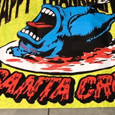 Santa Cruz スクリーミングハンド　ポスター　アート　バナー Santa Cruz surfing skateboard poster banner 7zz screaming hand