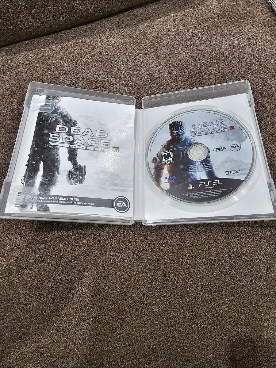 Dead Space 3 PS3 – Très Bon état, Boîte Et Jeu Complets, Notice Manquante
