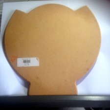 FOLK ART- PLATE HOLDER