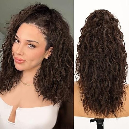 Hair ClawClip Ponytail Synthetic Clip In Drawstring Ponytail Extension Party - Picture 14 of 24
