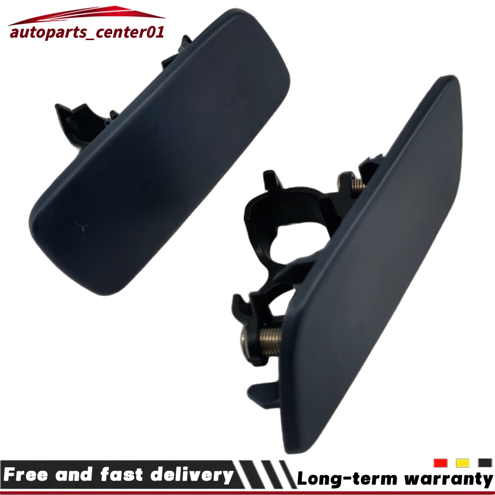 2 Pcs Fit 2010-2018 Rolls-Royce Ghost Front LH+RH Headlight Washer Nozzle Cover