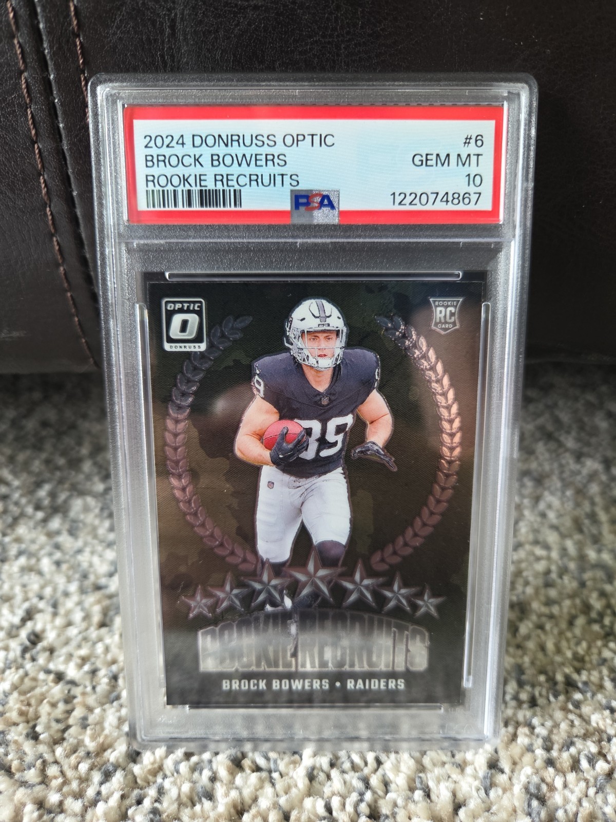 Brock Bowers Panini Donruss Optic Rookie Recruits #6 Base