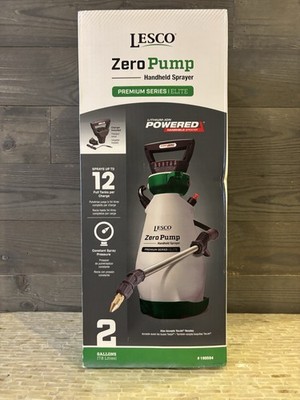Lesco Battery Powered Handheld Sprayer 2 gal, 4 Nozzles, Constant Pressure