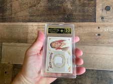 Gabe Kapler Patch Card 2015 Graded 10 Mint Allen & Ginter FSRB-GK Relic Slab