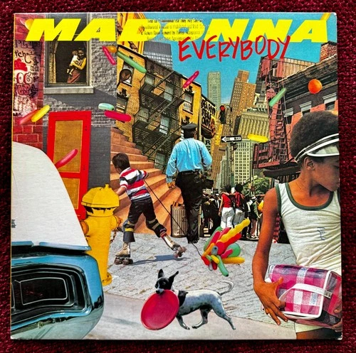 MADONNA FIRST SINGLE EVERYBODY  GOLD STAMP PROMO  12" 1982 ALBUM LP RECORD VINYL