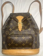 Louis Vuitton Montsouris PM Backpack Hobo Bucket Metis Bag Excellent