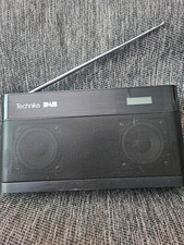 Technika DAB/FM Portable Radio Black, Telescopic Antenna, Headphone Working.