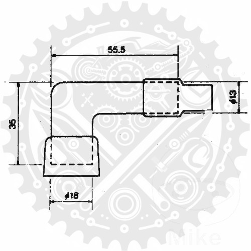 Neu 8051 NGK Zündkerzenkappe für Generic Video 50 2005-2013 - Bild 2 von 6