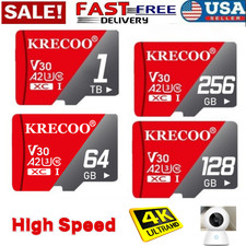 Micro SD Card 64GB 128GB 256GB 1TB Class 10 Micro SD Memory Card TF Adapter Lot