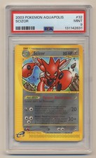 PSA 9 Pokemon Aquapolis Rare Scizor 32/147 MINT Condition!! on eBay