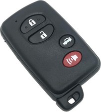 Remote Smart Key Fob Shell Case Fit for Toyota Highlander Venza Black