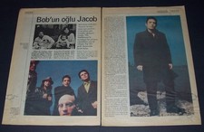 JACOB DYLAN - MELIKE DEMIRAG Turkish 1997 Magazine PHOTO ARTICLE 41067