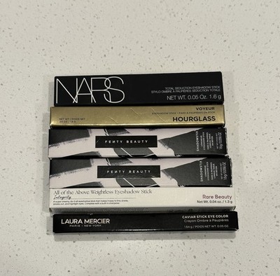 NARS, Hourglass, Fenty, Rare Beauty, & Laura Mercier Eyeshadow Sticks Bundle