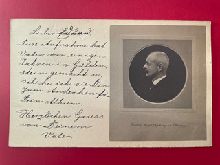 German Reich 1902 Postcard Grand Duke Friedrich August von Oldenburg