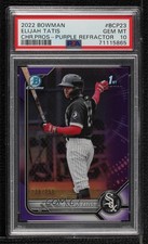 2022 Bowman Chrome Prospects Purple Refractor Elijah Tatis PSA 10 GEM MT zi1