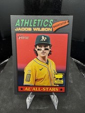 2026 Topps Heritage - Jacob Wilson #17 Dark Gray Border