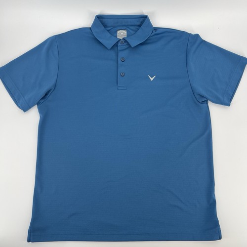Callaway Men's Golf Polo Shirt, Men’s Size Large - Blue - Opti-Dri - Picture 3 of 11