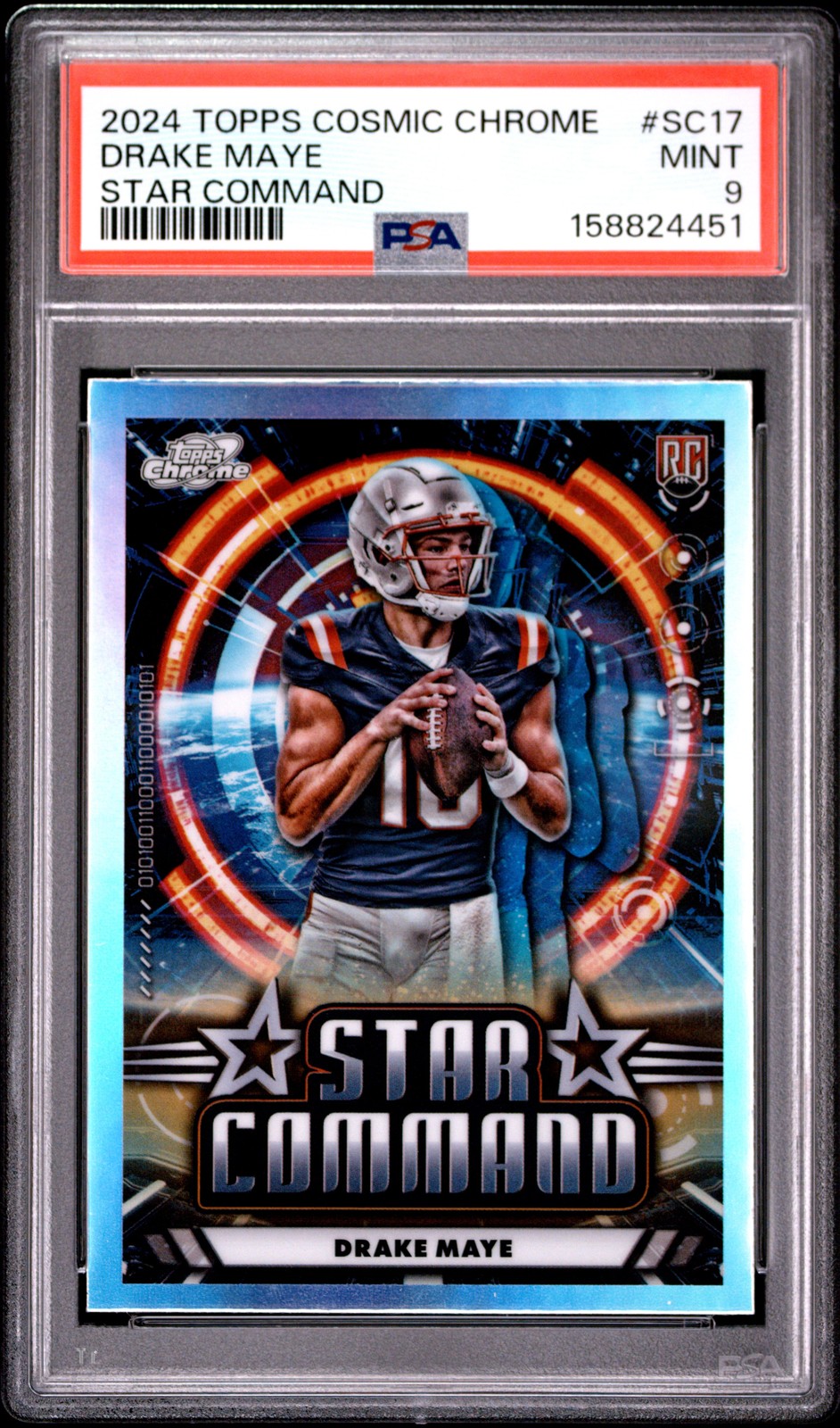 2024 TOPPS COSMIC CHROME STAR COMMAND #SC17 DRAKE MAYE PSA 9